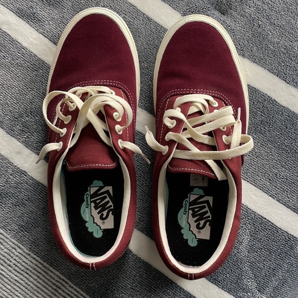 Maroon Vans. Worn ONE single time. - Picture 6 of 6